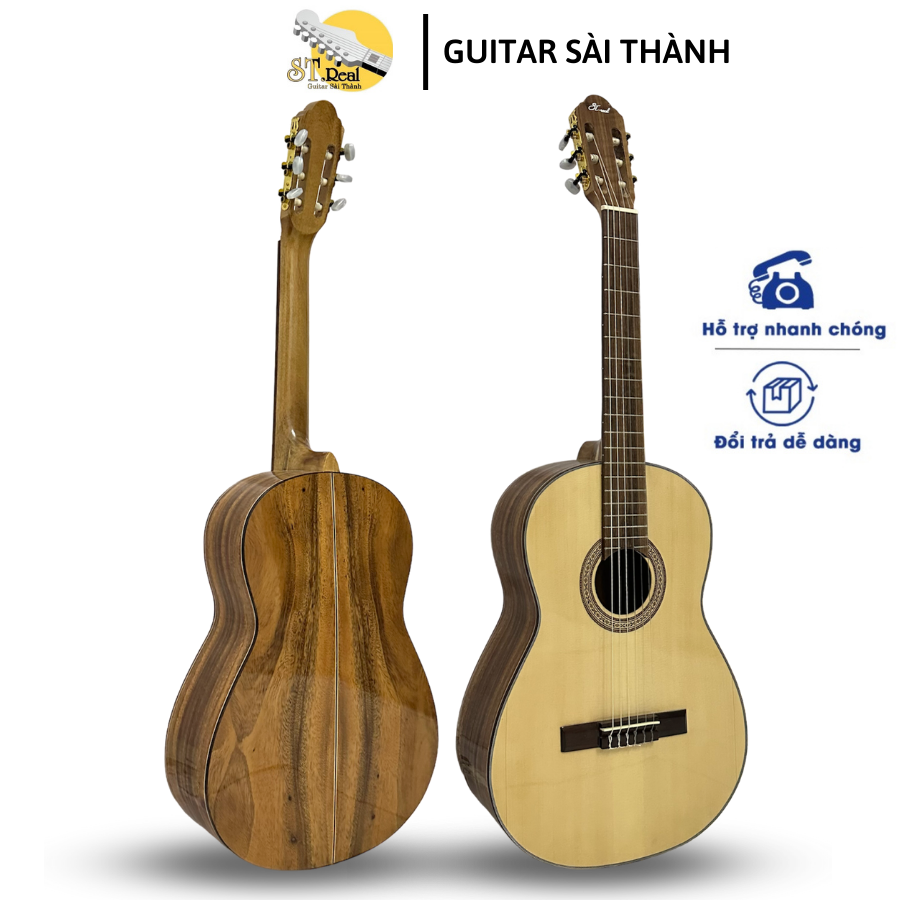 Đàn guitar classic gỗ điệp tròn mã ak-05