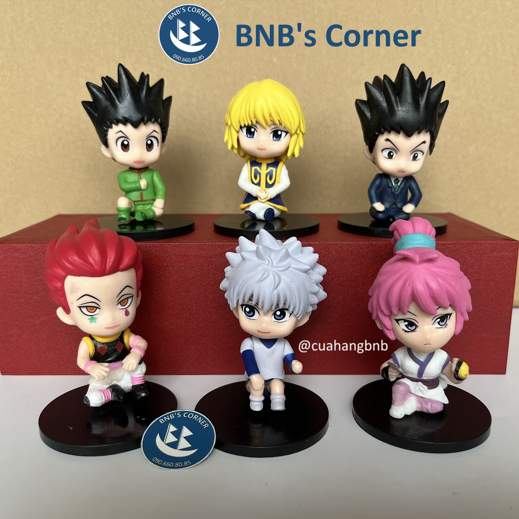 Mô hình nhân vật Hunter x Hunter cao 9-10cm| Gon Freecss | Killua | Hisoka | Kurapika