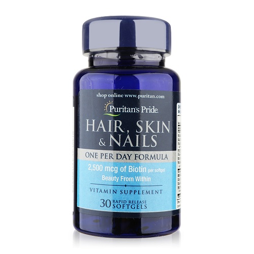 Sales sốc - Chống rụng tóc, tóc dày mượt, đẹp da, móng tay khỏe (hsd 03/2024) Puritan's Pride Hair, 