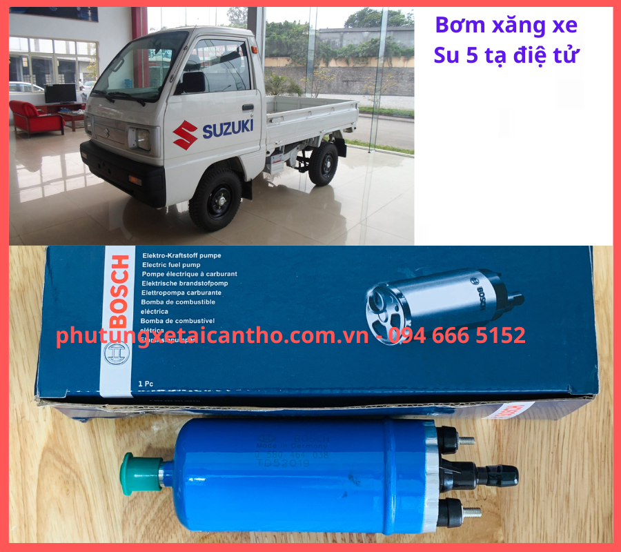 Bơm xăng ngoài xe Suzuki Truck, Su 5 tạ điện tử