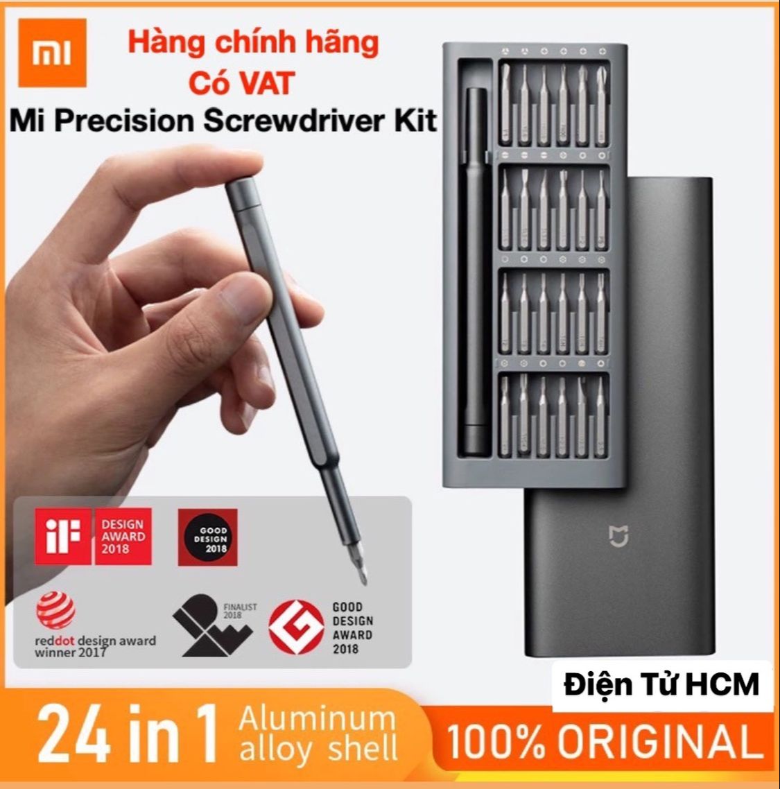 Bộ tua vít bỏ túi đa năng Xiaomi Mijia Wiha - Bộ tua vít Xiaomi Mijia Wiha đa năng 24 đầu đa năng