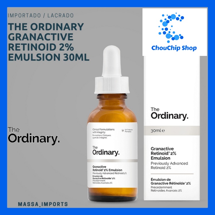 Sữa dưỡng chống lão hoá cao, không dị ứng The Ordinary Granactive Retinoid 2% Emulsion 30ml