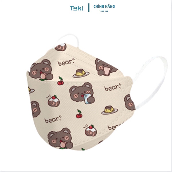Khẩu trang kf94 taki in hình gấu mã 15