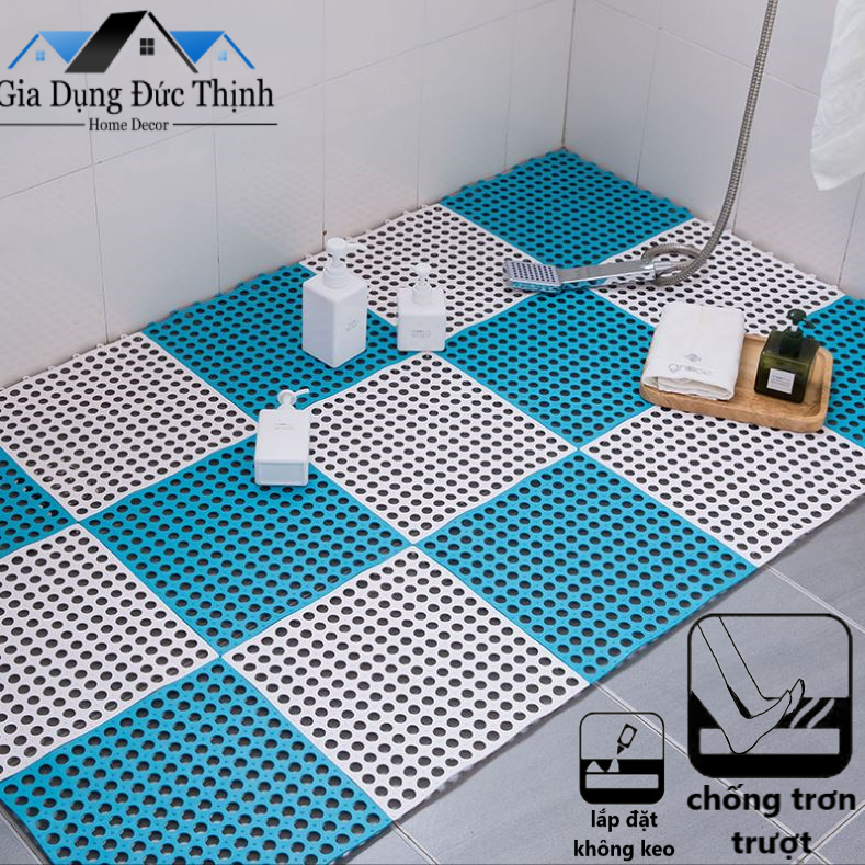 Miếng lót chống trơn phồng tắm, phòng bếp, nhà vệ sinh.( 30x30cm một miếng)