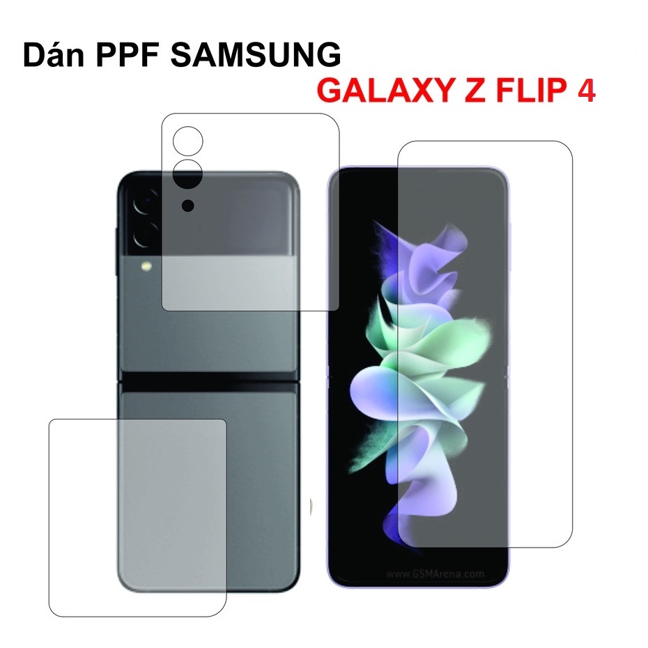 Samsung galaxy z flip 4 - 5g. miếng dán ppf mặt trước + mặt sau + màn hình lớn cho samsung z flip 4 -5g. filo_04