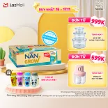[CHỈ 15-17.11 QT Đơn 599K/999K] [Tặng Bình cách nhiệt] Thùng 36 hộp Sữa pha sẵn Nestlé NANGROW 110ml/hộp sữa mát công thức từ Thụy Sĩ 100% Canxi giúp bé cao lớn vượt trội 9(4 x 110ml)