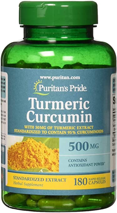 Tinh Chất Nghệ Vàng Puritans Pride Turmeric Curcumin 500mg 180viên