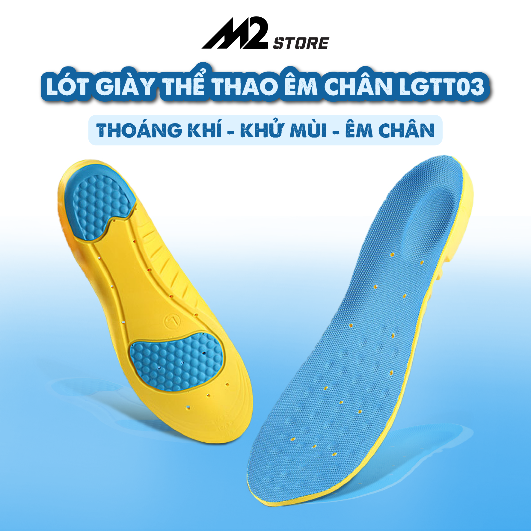 Lót giày thể thao êm chân lọc khí tăng 1 Size LGTT03