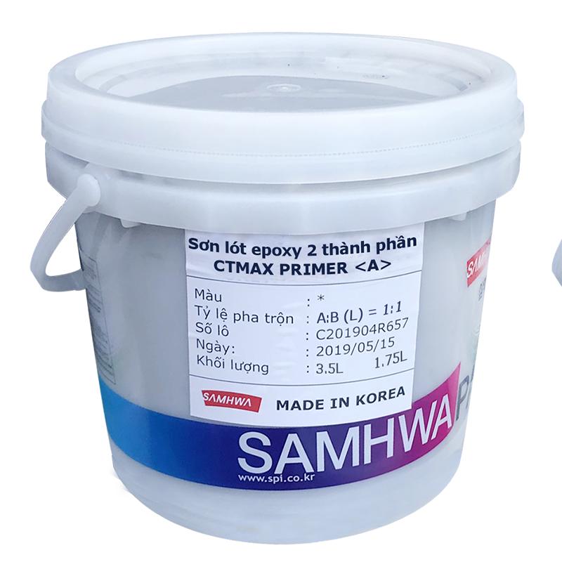 Sơn lót, Bộ sơn lót epoxy gốc nước 2 thành phần CTMAX PRIMER 100% nhập khẩu Hàn Quốc