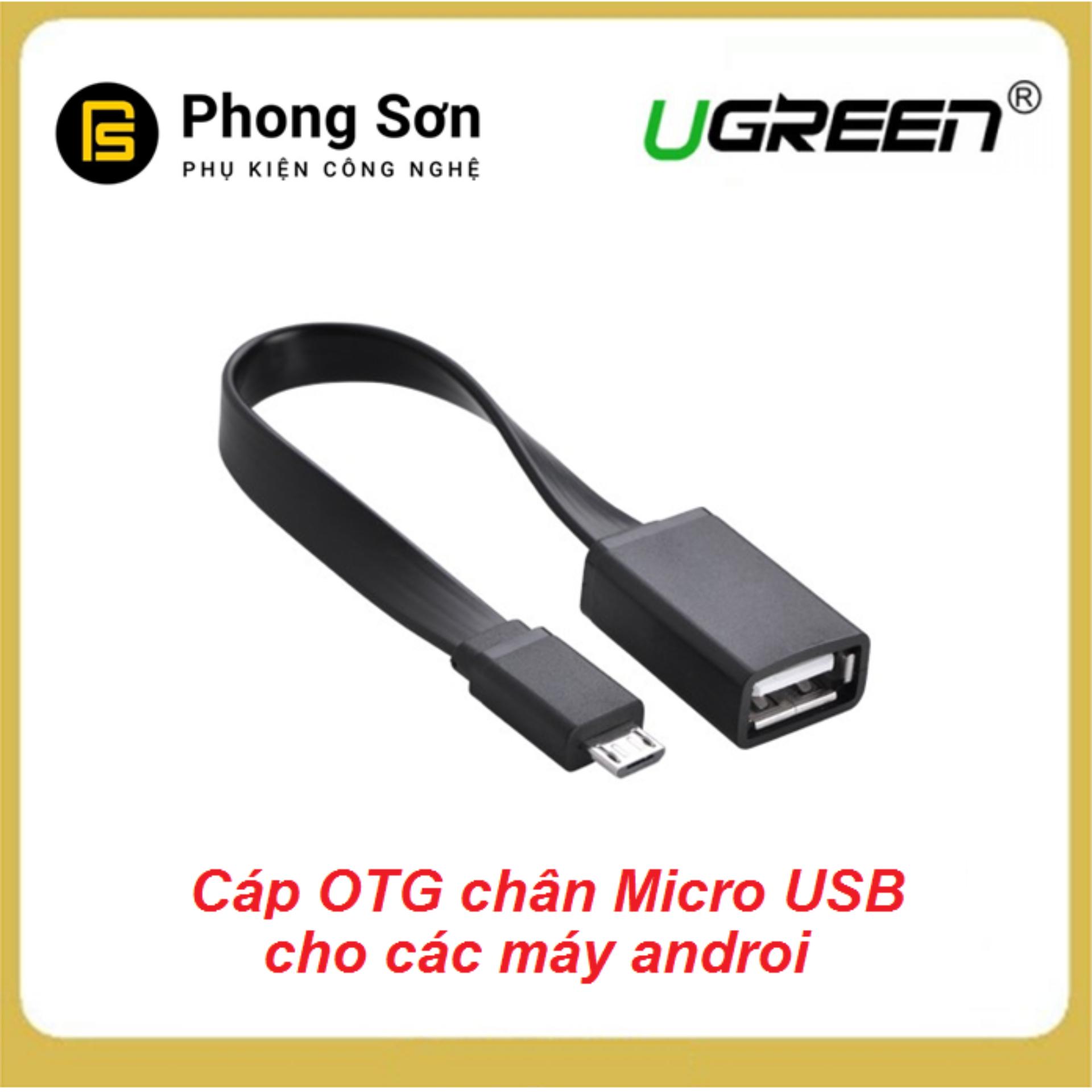 Cáp otg micro usb 2.0 ugreen 10821