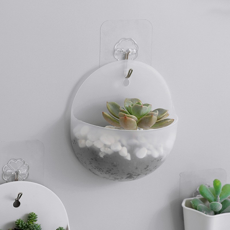 [HCM]Chậu nhựa trồng cây treo tường mini