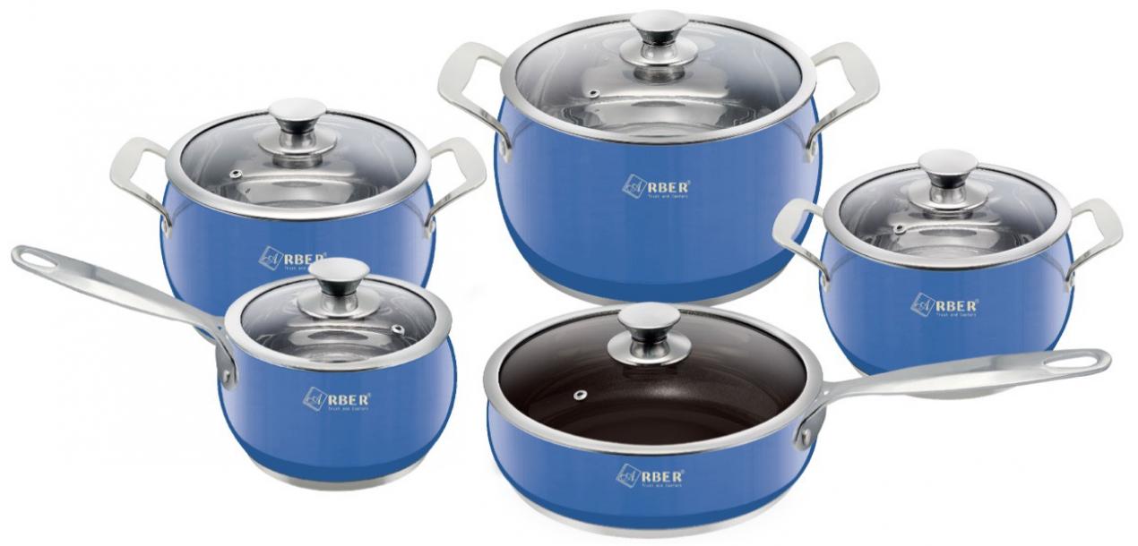 BỘ NỒI INOX ARBER AN06SMNB