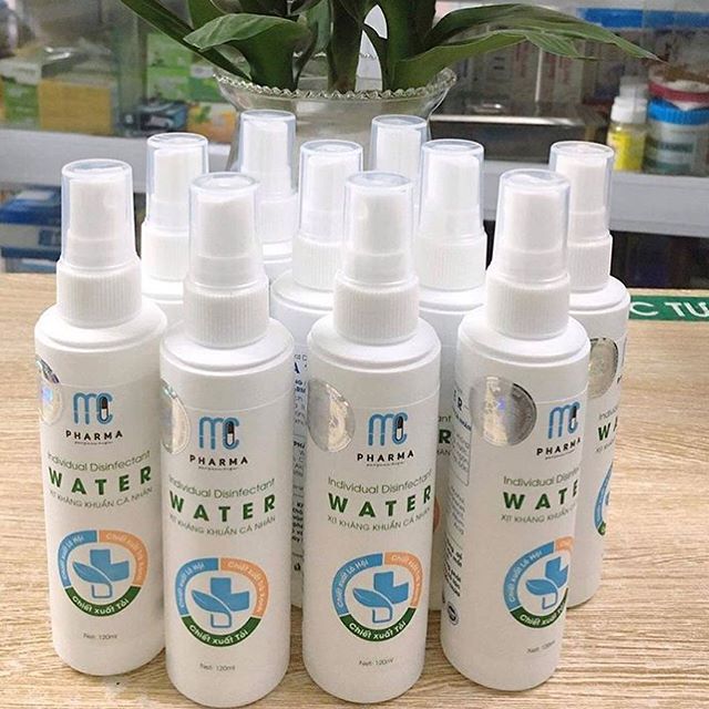 - 10 chai xịt kháng khuẩn cá nhân mc pharma 120ml - dung dịch sát trùng dạng xịt kháng khuẩn phòng chống virus corona, nước rửa tay khô
