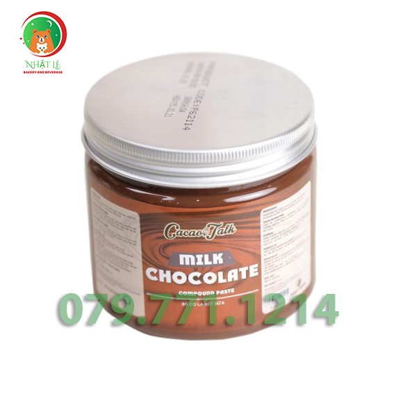 Socola Nâu Sữa dạng sệt hiệu Cacao Talk hũ 500g