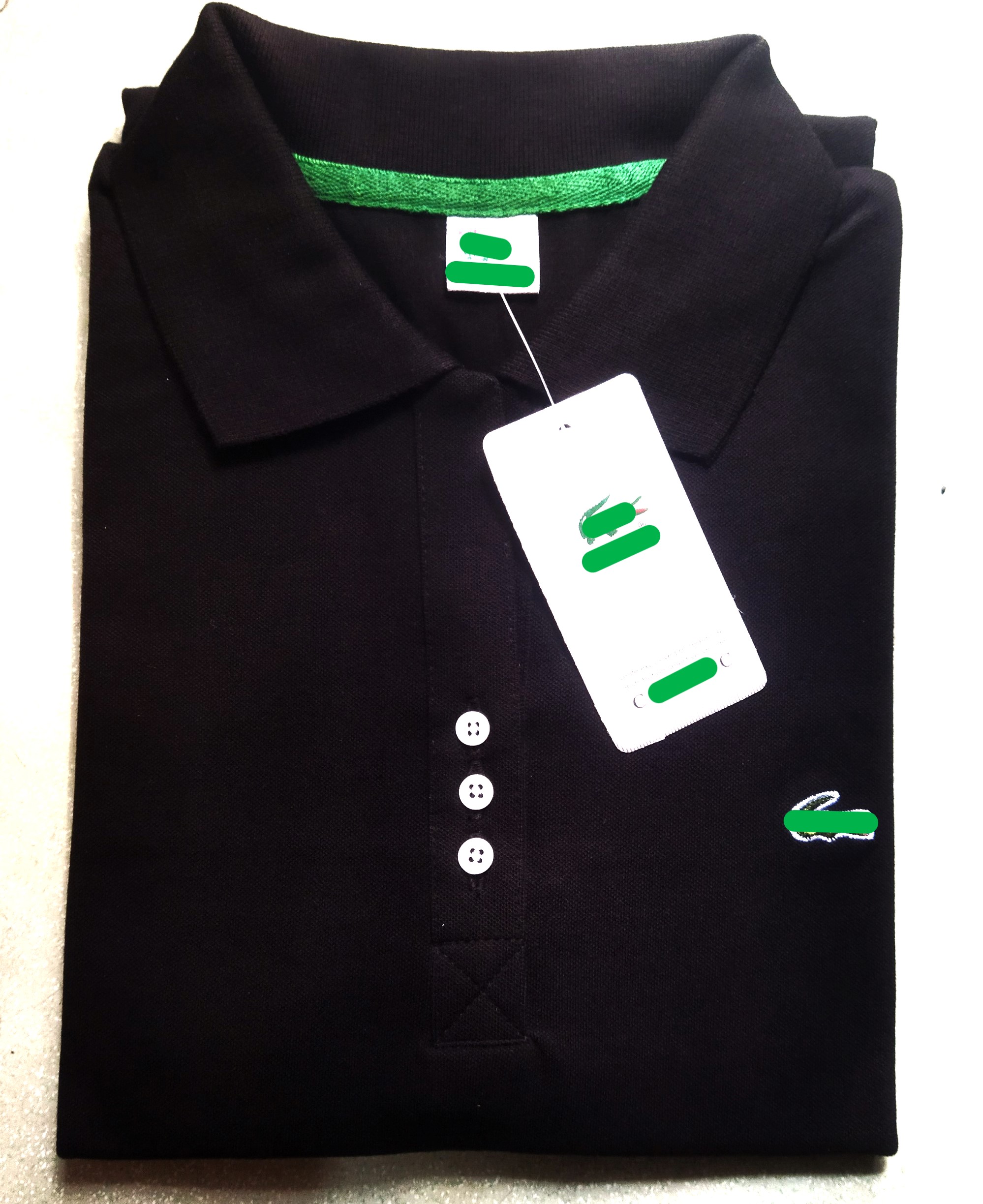 Áo thun Cá sấu NỮ co giãn 4 chiều MÀU ĐEN