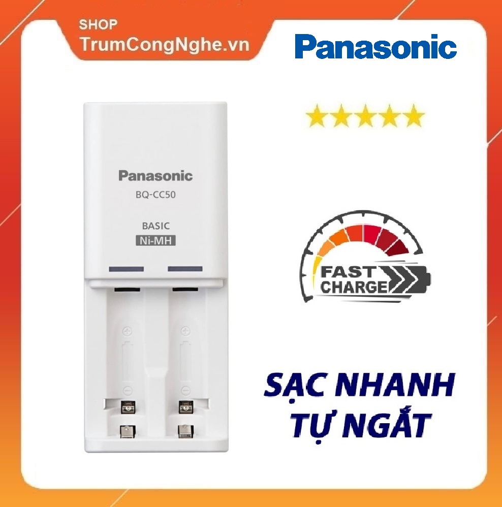 Bộ sạc pin aa / aaa eneloop bq-cc50t