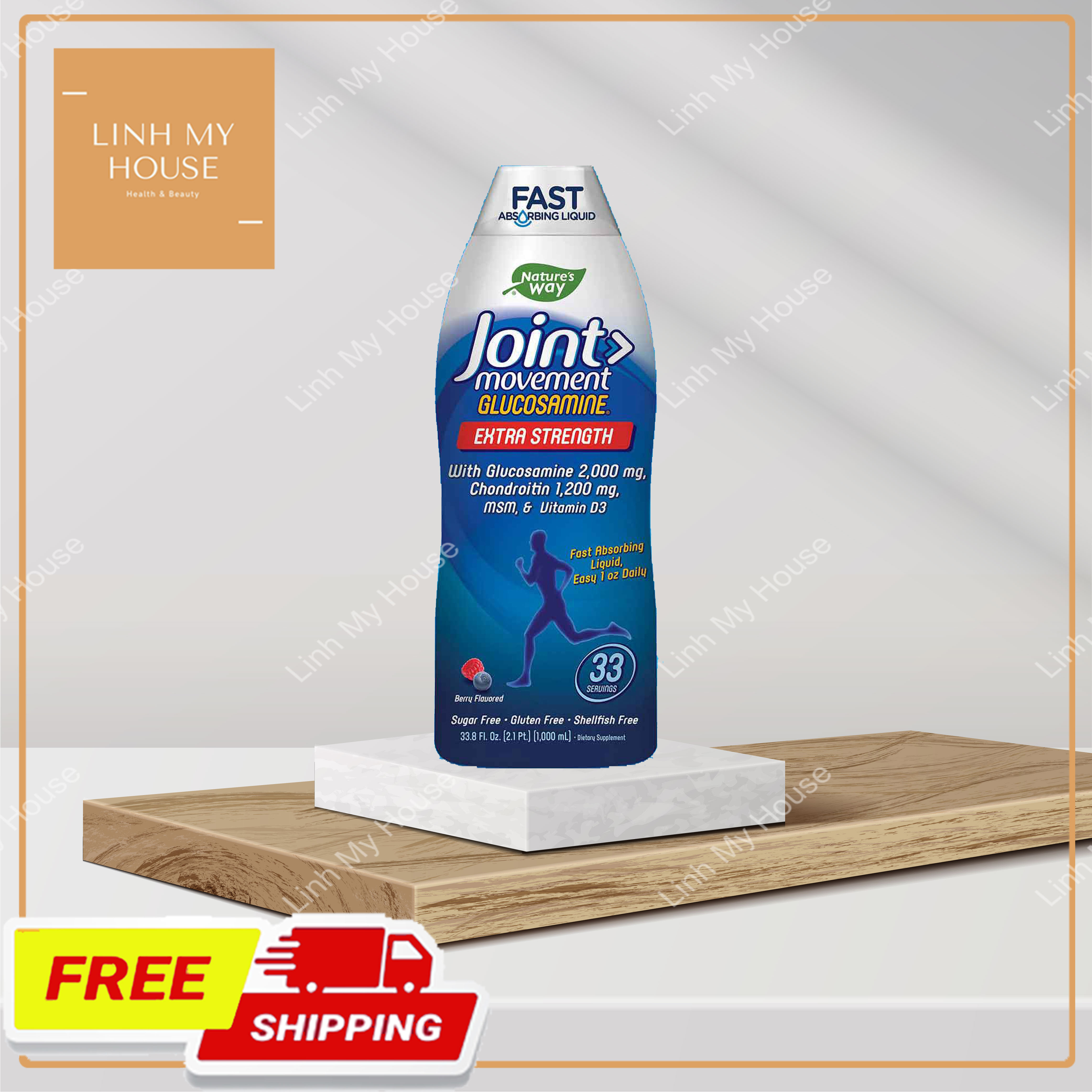 Nước bổ sung Gluco.samine Wellesse 1000ml của Mỹ