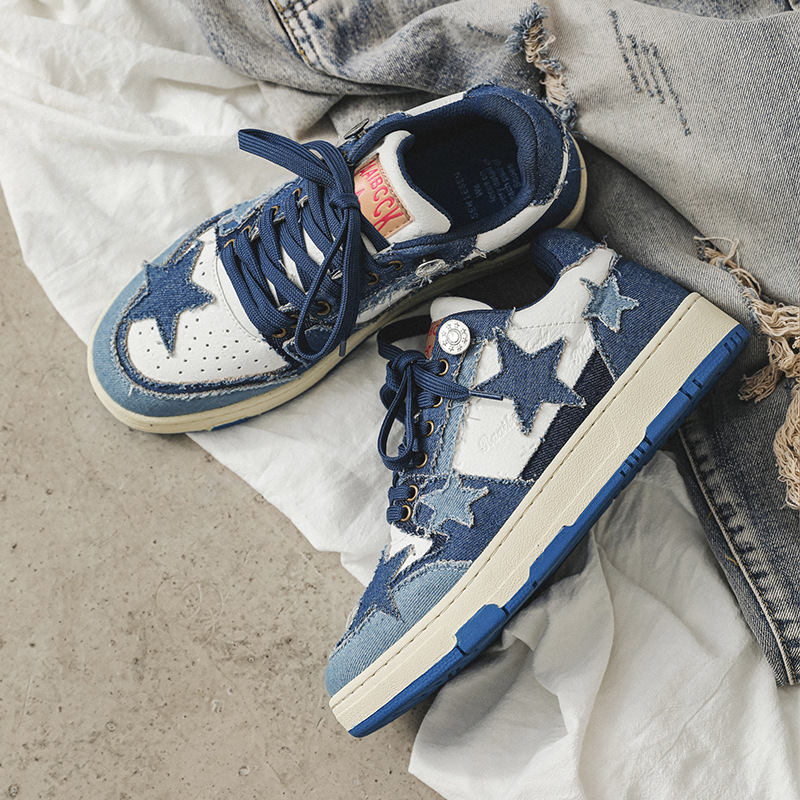 Giày nam, giày sneaker nam vải bò, đế khâu cực hot