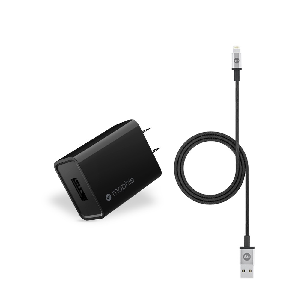 Combo sạc nhanh MOPHIE 10W cho iPhone/iPad  - Dâu Đen Store