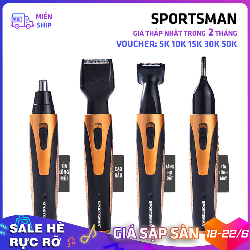 Máy cạo râu mini bằng hợp kim không rỉ 4 chức năng dành cho chăm sóc cá nhân SM-409