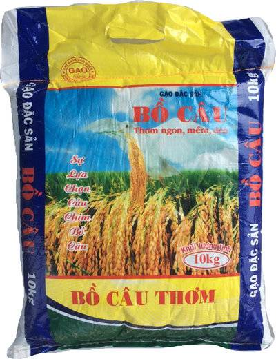 Gạo bồ câu túi 10kg