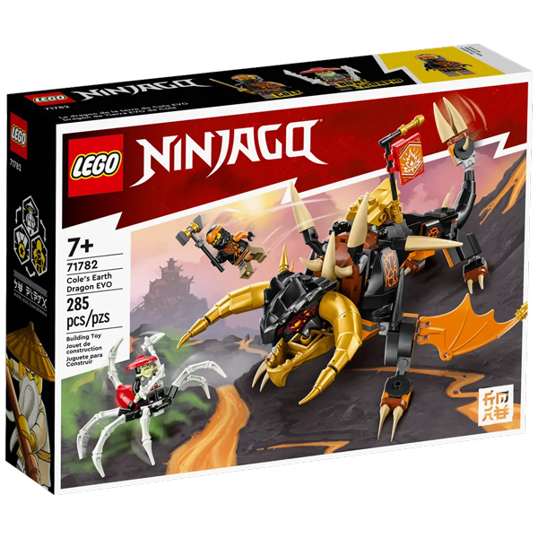 Đồ Chơi Lắp Ráp Lego Ninjago 71782 - Cole s Earth Dragon EVO 285 Mảnh Ghép