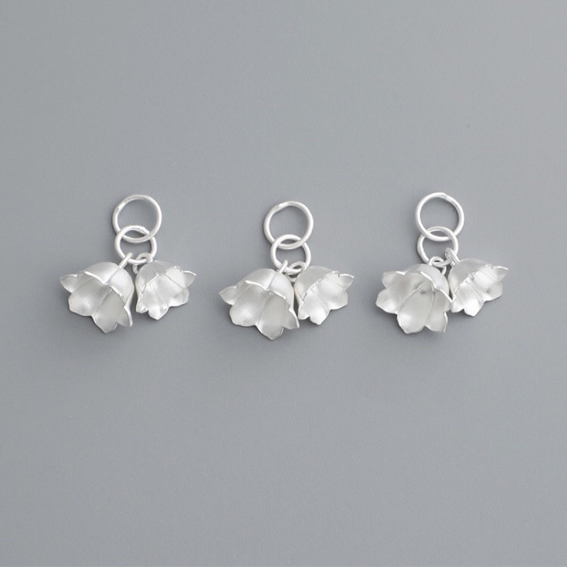 Charm bạc hoa treo - mh130