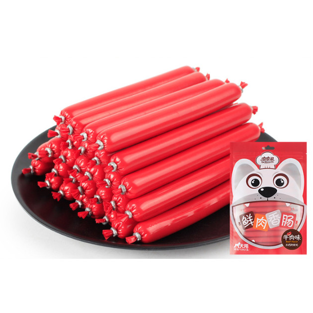 Xúc xích thưởng cho chó mèo - gói 100 cây