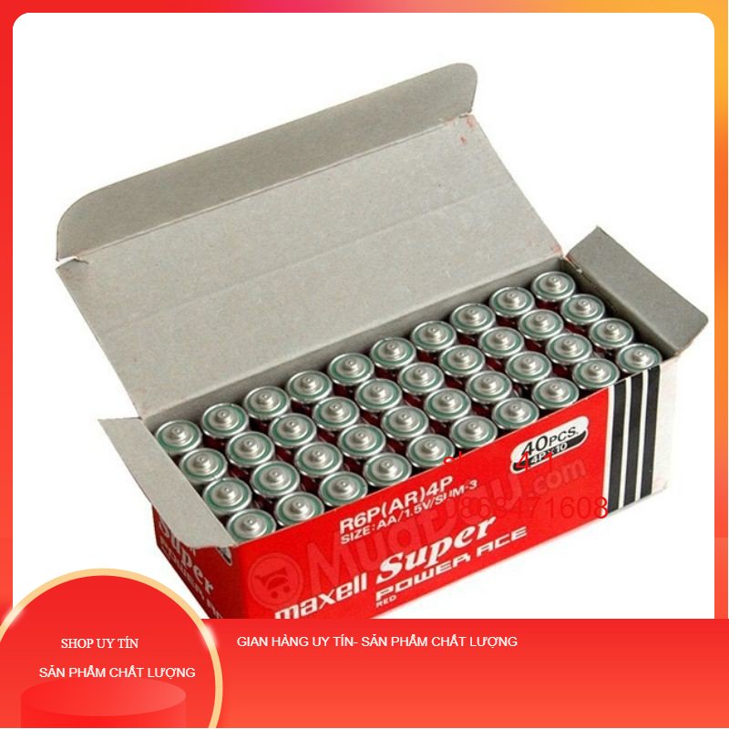 Hộp 40 viên pin tiểu 2a maxell chính hãng