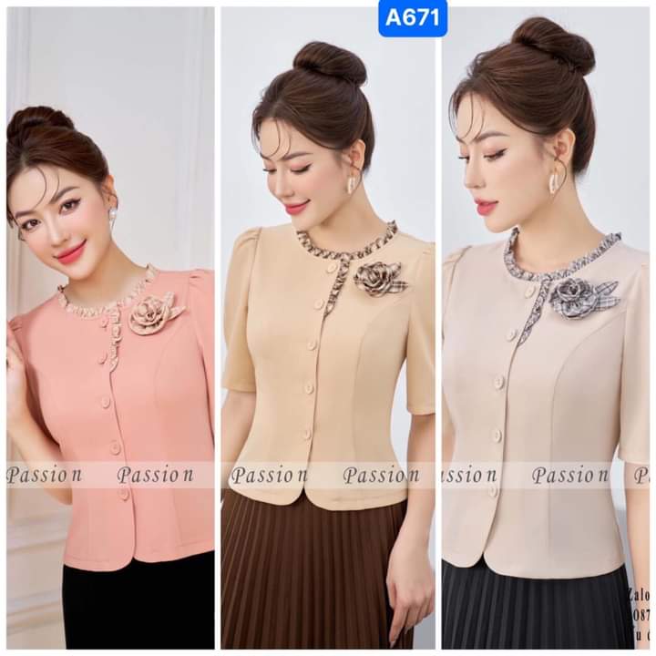 Áo công sở h87 shop nhận may đồng phục