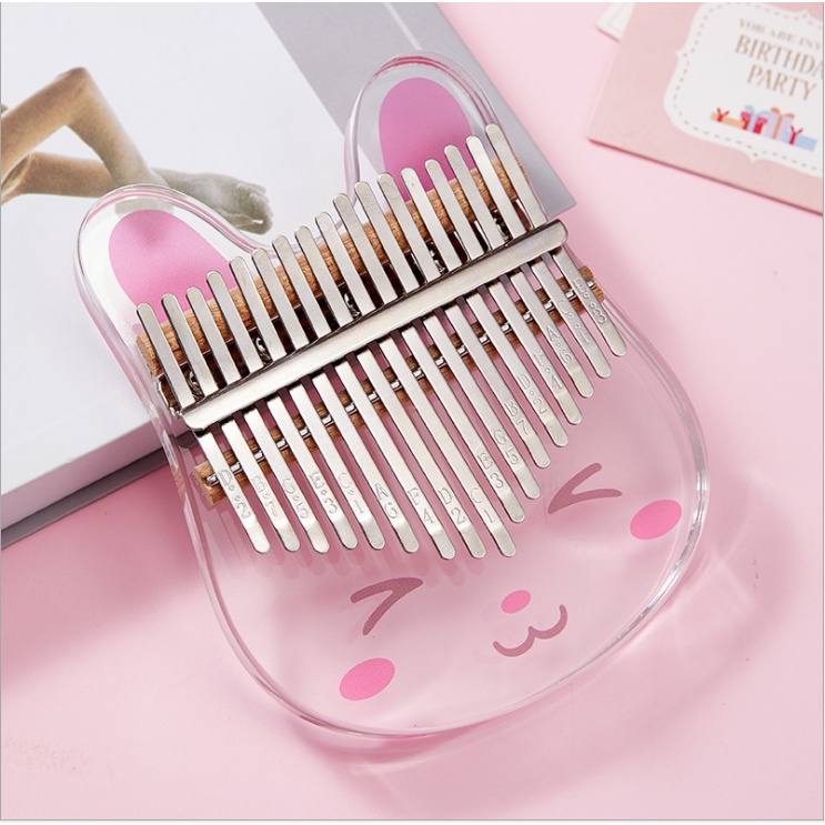 Đàn kalimba trong suốt tonic 17 phím không tịt nốt tặng phụ kiện tonic-95901