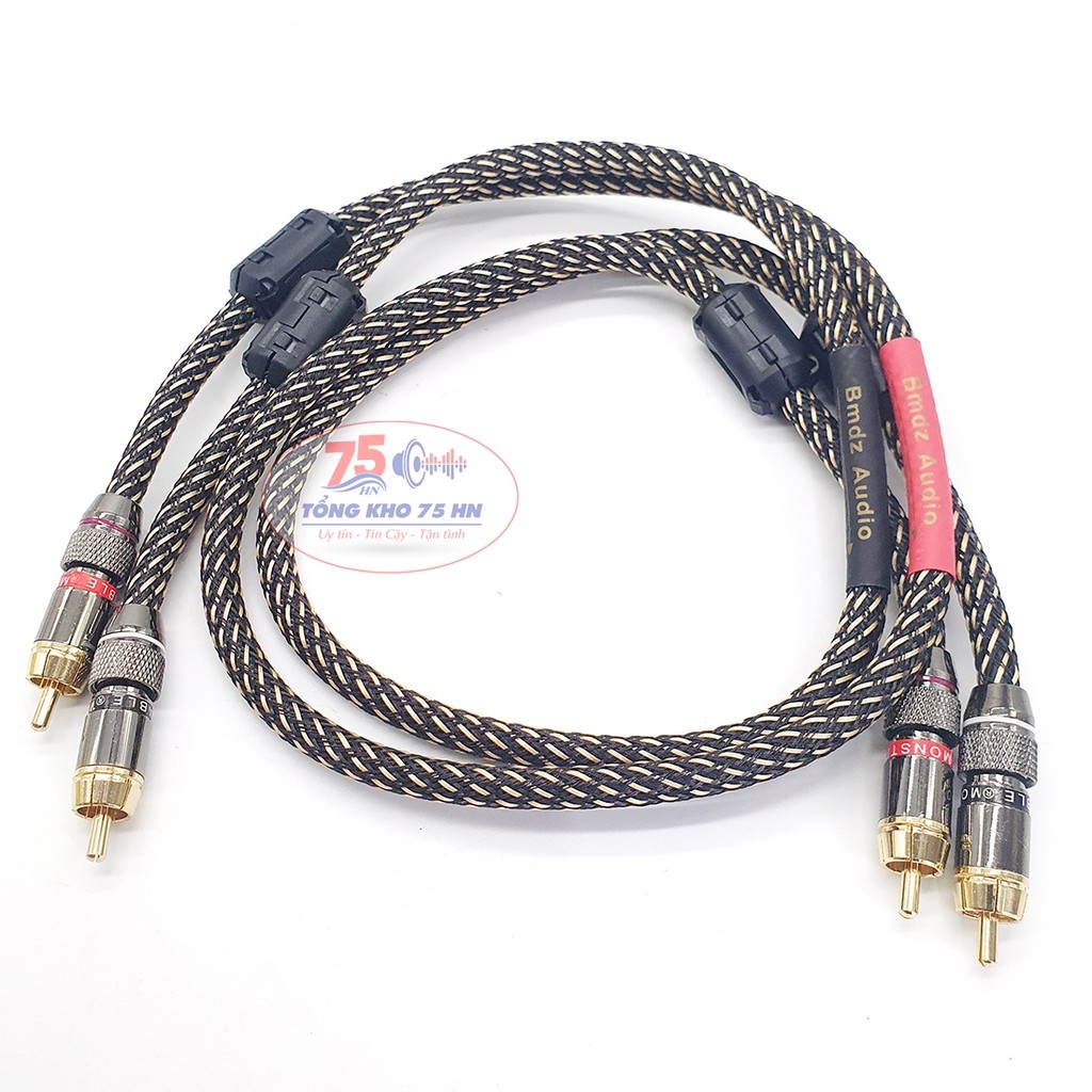 Cặp dây dài 2 mét DÂY TÍN HIỆU AUDIO RCA MONSTER STANDARD 100–CHÍNH HÃNG