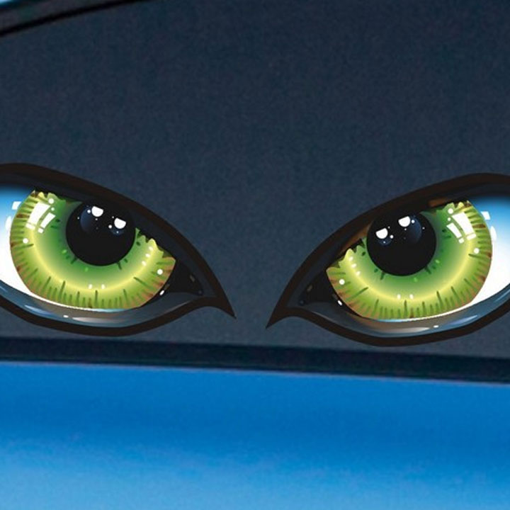 Tem gương mắt quỷ 3D có phản quang