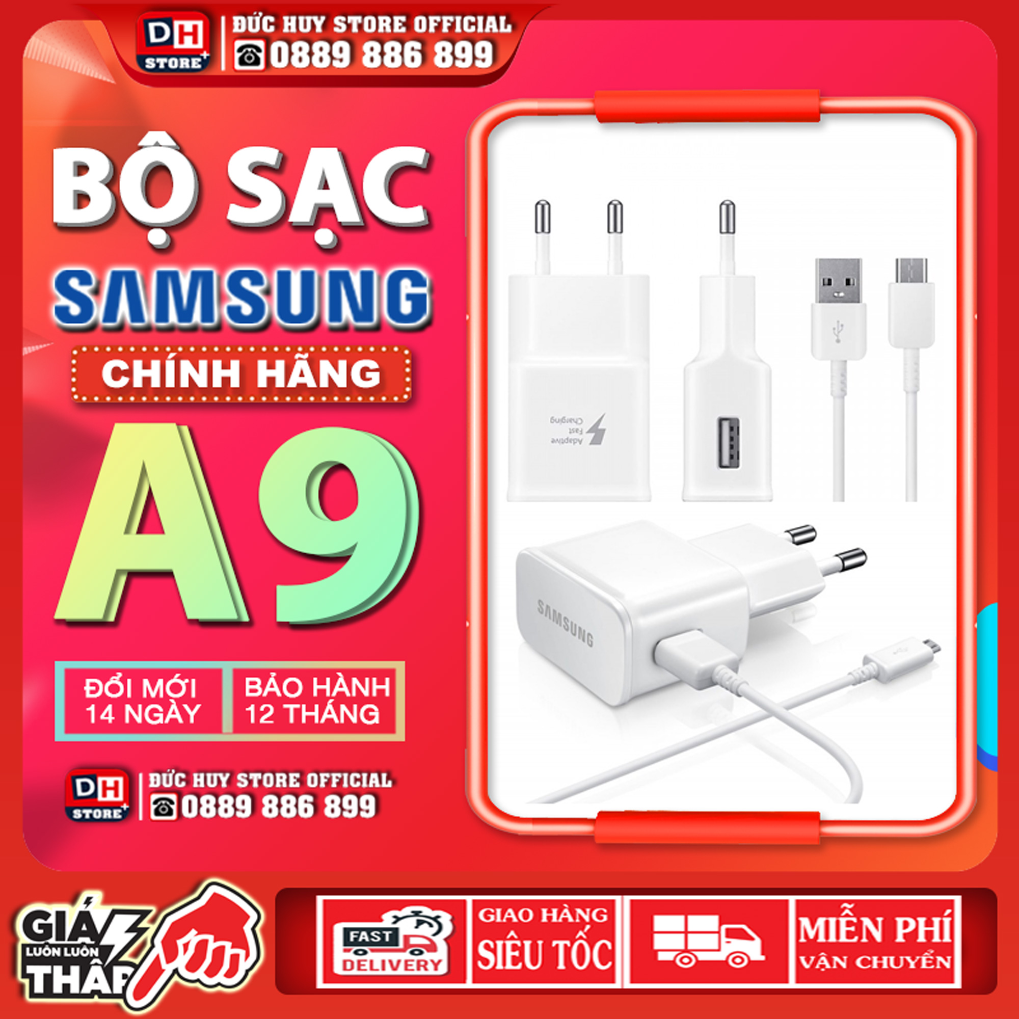 Bộ sạc nhanh samsung galaxy a9 / a9 2016 chính hãng