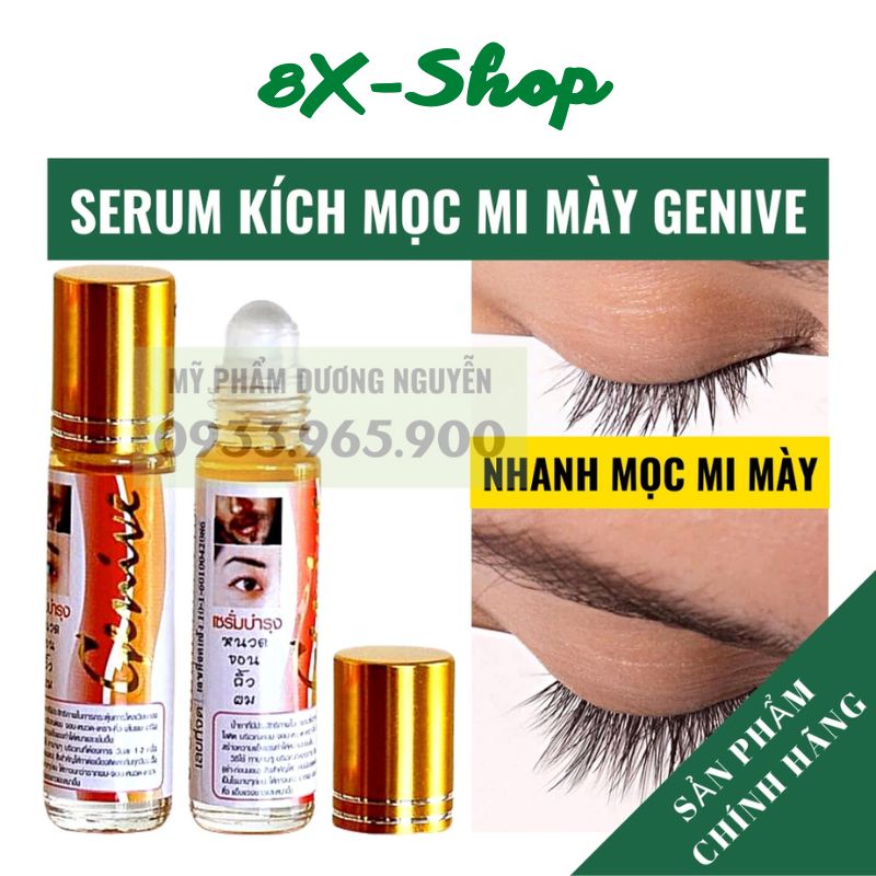 Serum mọc dày mi, lông mày, râu genive