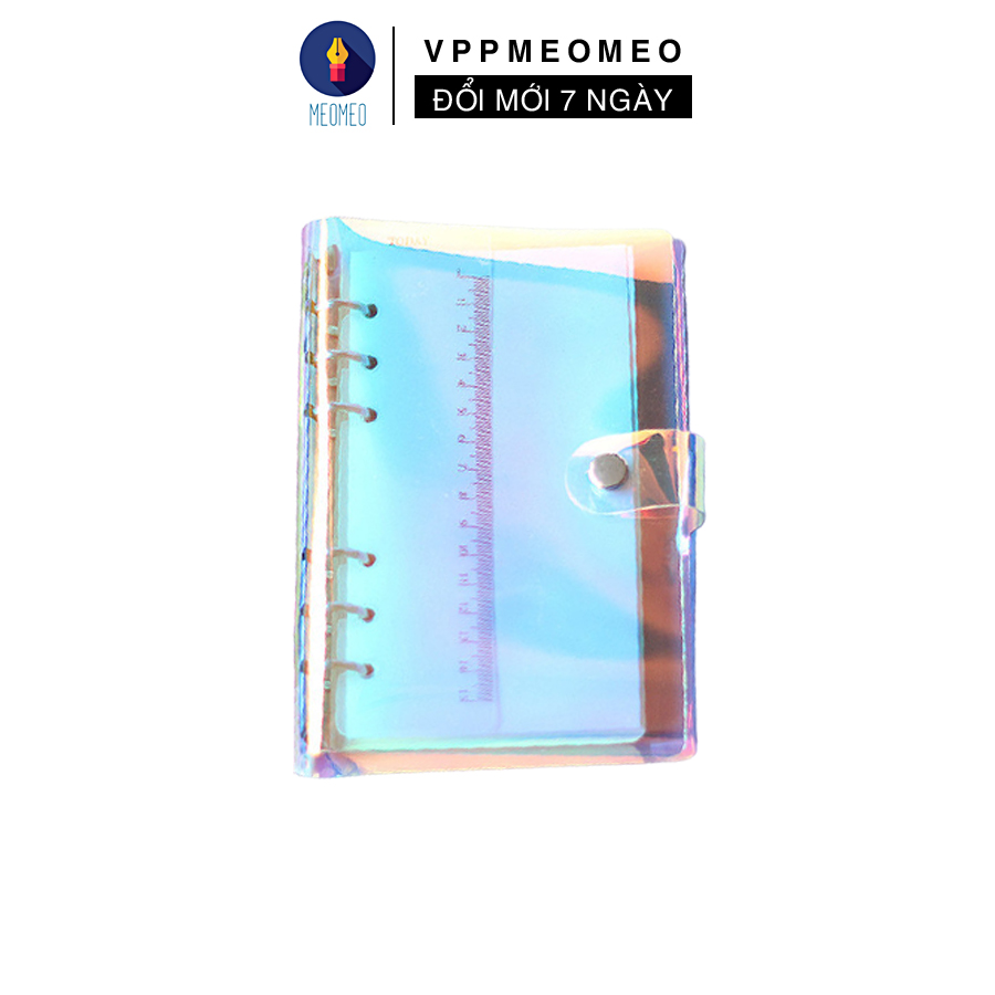 Bìa Sổ Còng Nhựa Dẻo 2 Lớp Hologram 6 Lỗ Cỡ A5