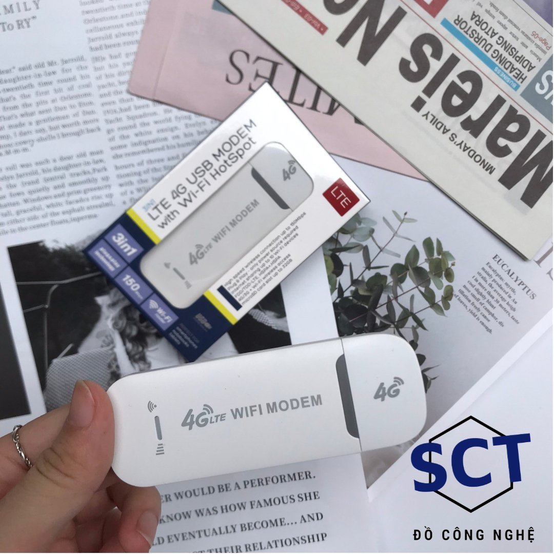 (Giá Sỉ) TẶNG KÈM SIM 4G - Usb Di Động 4G Dongle LTE - Phát Wifi Từ Sim 3G 4G Cho Nhiều Thiết Bị - Cắm là dùng