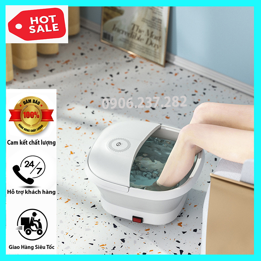 Chậu ngâm chân gấp gọn - bồn ngâm massage chân cao cấp tự động đun nước, giữ nhiệt ổn định, chậu ngâm sục chân, chậu ngâm nước nóng, bồn ngâm nước nóng, bộn sục châ