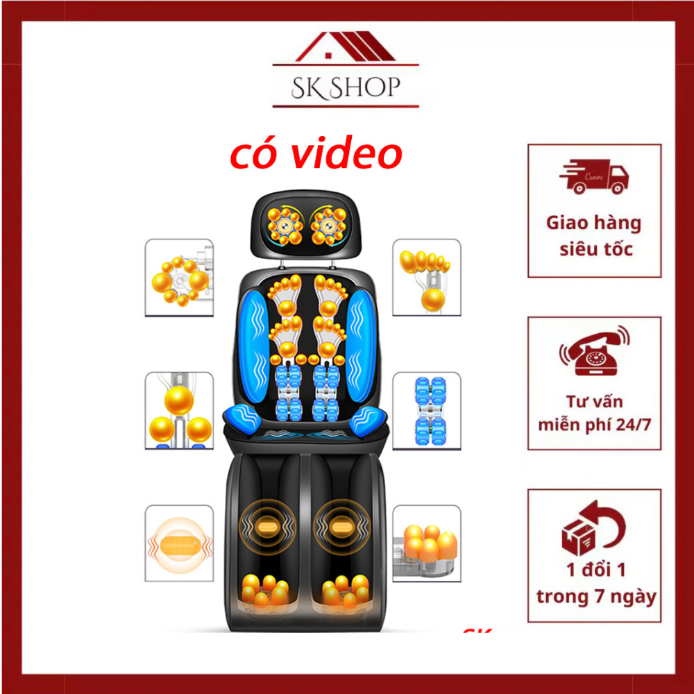 Ghế massage toàn thân, máy massage 5d có hồng ngoại full cổ lưng chân, ghế massage, ghế thư dãn