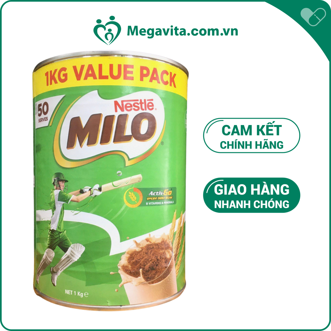 Sữa Bột Nestlé Milo Value Pack 1kg của Úc