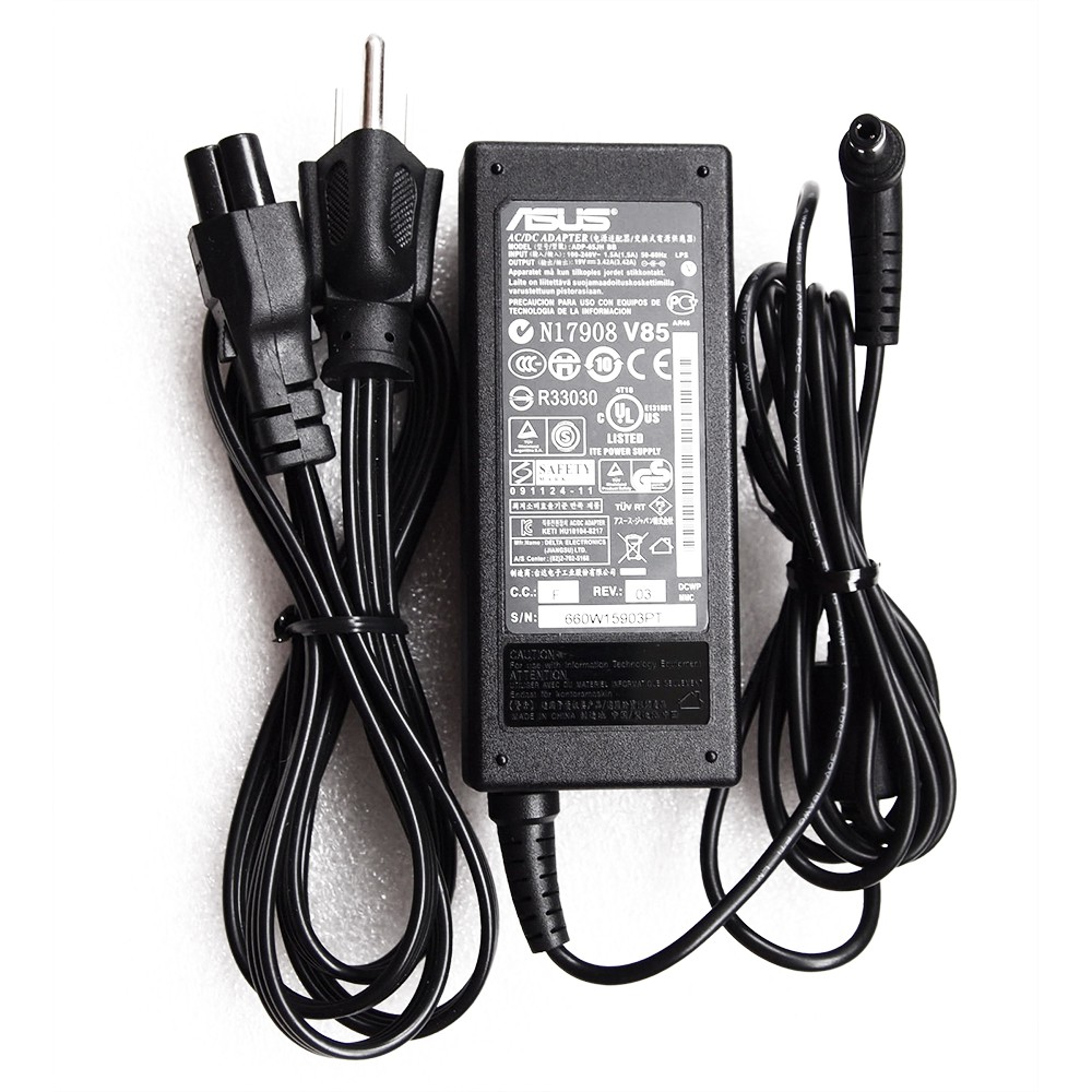 Sạc laptop asus 19v – 3.42a, sạc cho laptop chân chuẩn