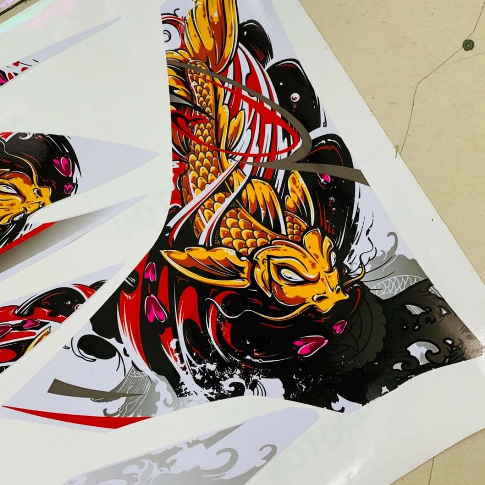 [HCM]tem Winner X chế cá chép hóa rồng đẹp