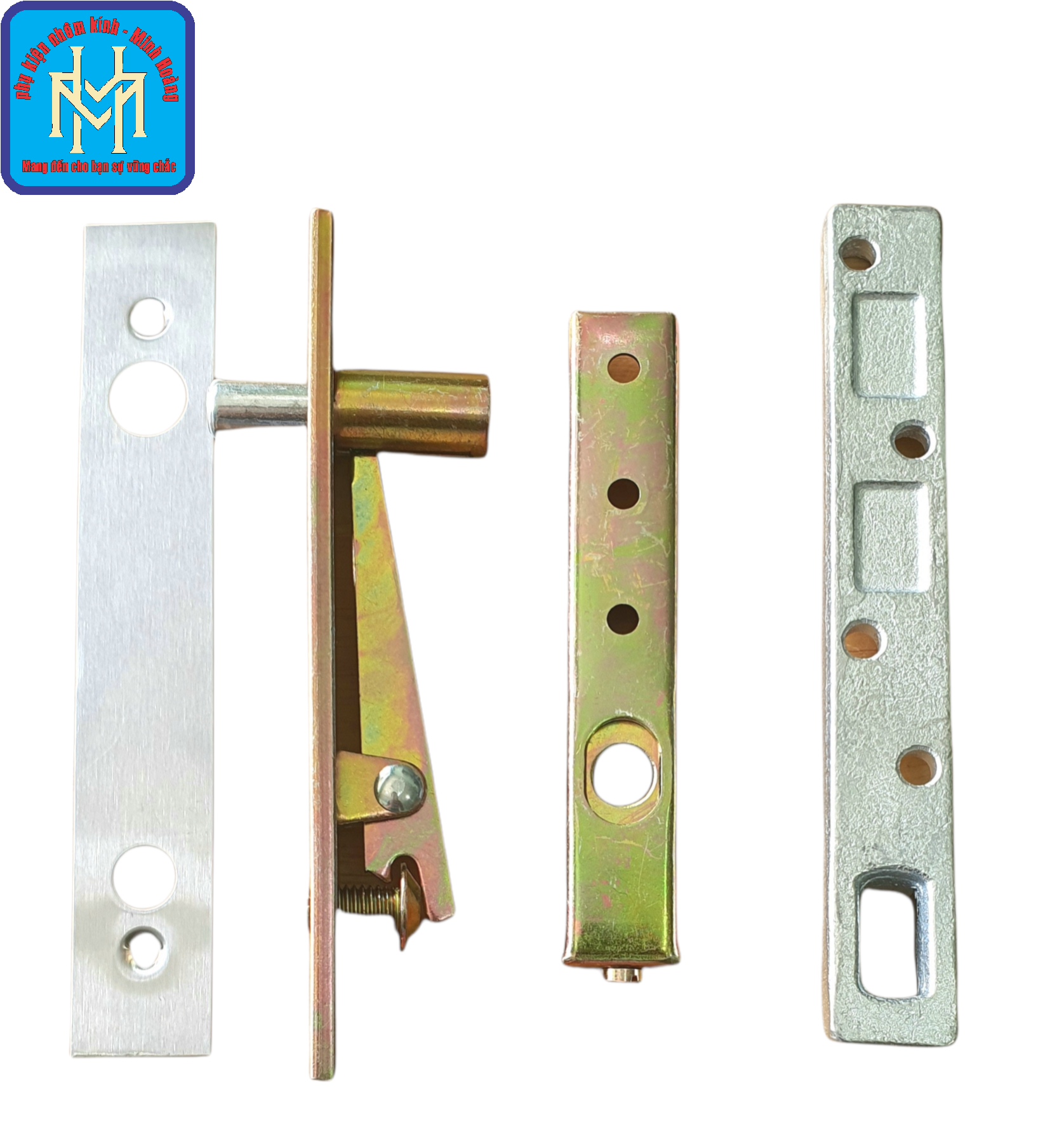 Bộ phụ kiện cối trên cối dưới dùng cho cửa gỗ, cửa sắt sử dụng bản lề sàn thủy lực