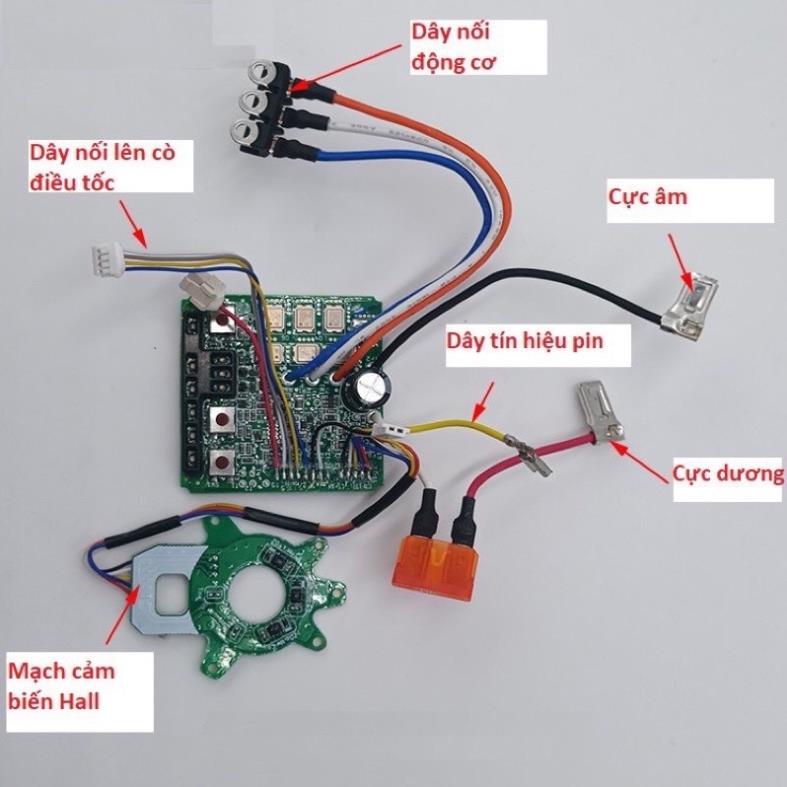 Mạch makita td 170 đã đổ keo