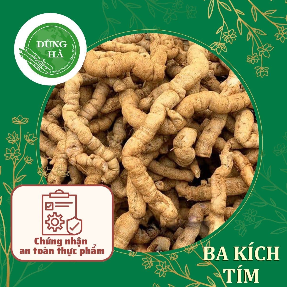 Ba Kích Tím chuẩn rừng rút ruột đóng gói 1Kg - Thơm Ngon - Bổ Dưỡng