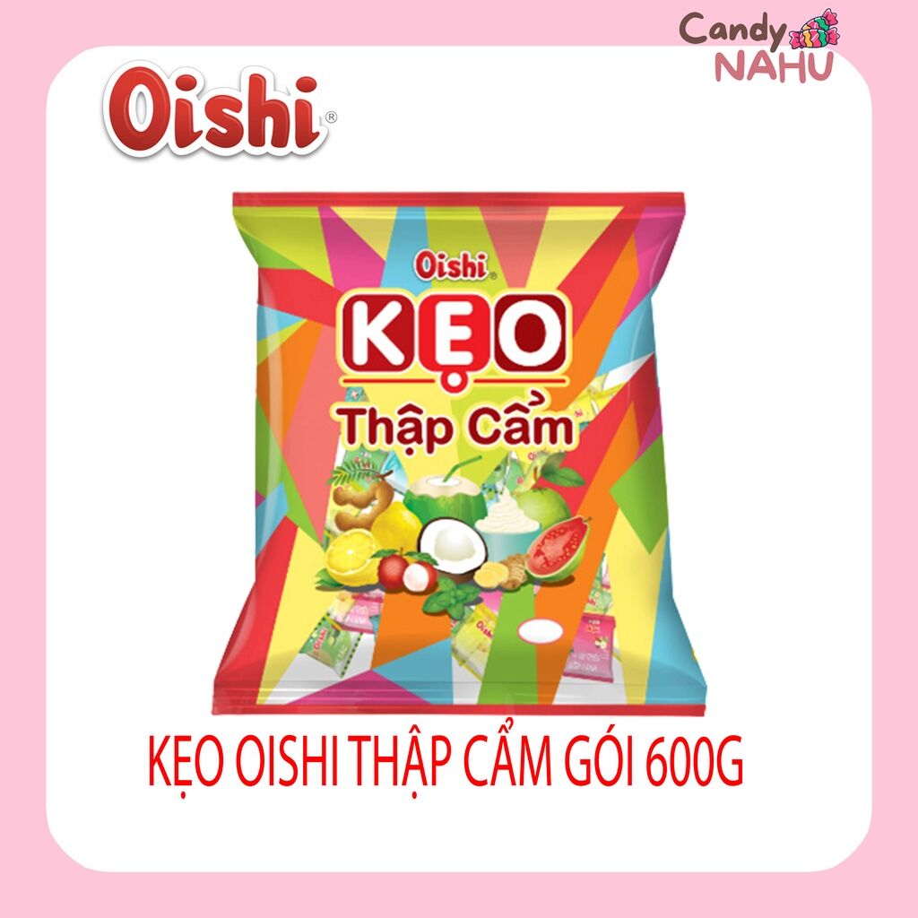Kẹo Hương Trái Cây 600gr oishi - Đồ Ăn Vặt Giá Rẻ