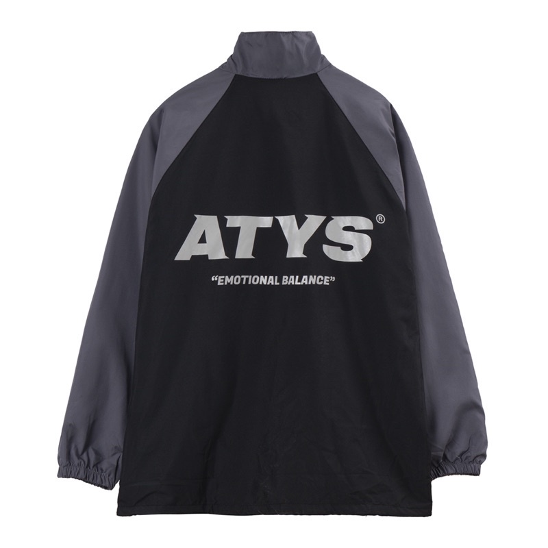 Áo khoác DÙ ATYS ĐEN XÁM áo khoác ngoài jacket vải dù 2 lớp form rộng unisex nam nữ