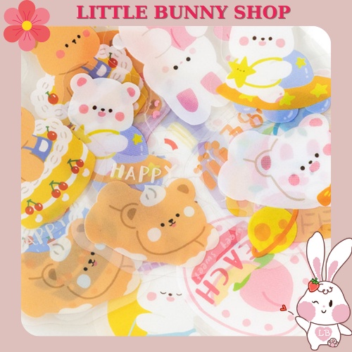 Sticker Đồ Ăn Cute Chống Nước, Hình Dán Mũ Bảo Hiểm, Laptop, Điện Thoại, Vali