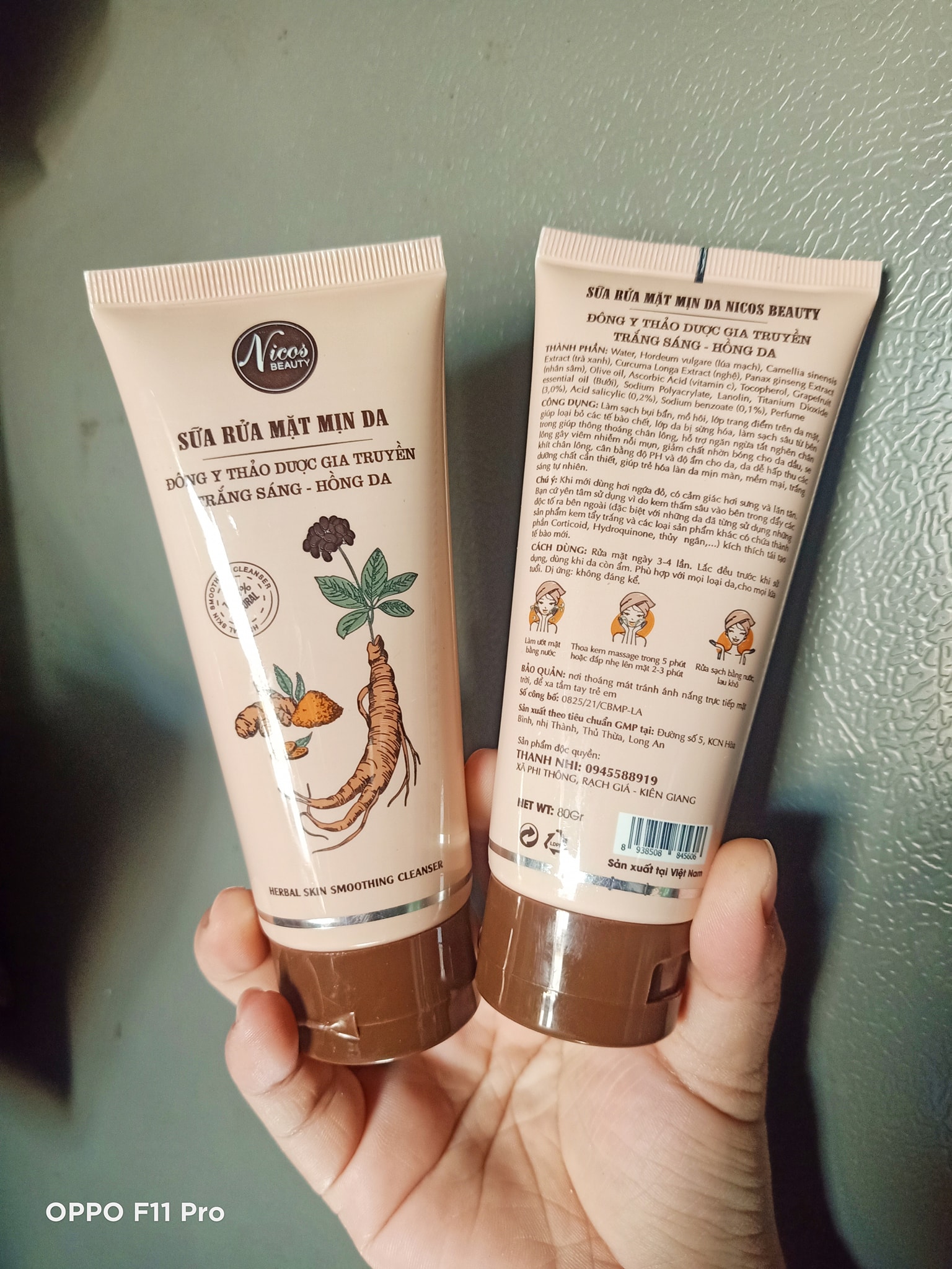Sửa rửa mặt đông y gia truyền nicos
