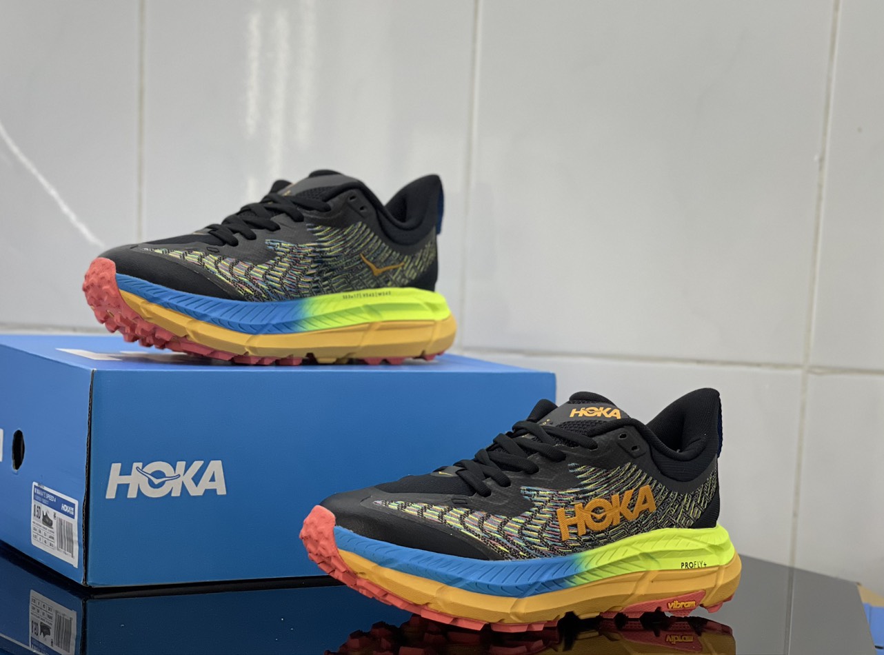 giày thể thao giày chạy bộ nam nữ - Hoka Mafate Speed 4 chính hãng - Tặng kèm tất